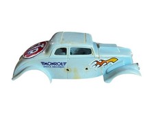 Vintage 1/24 Slot Car Body 1933 Willys Coupe STP Monroe Drag Decals Rare