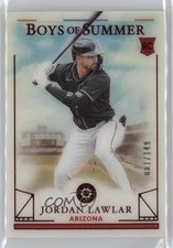 2024 Panini Boys of Summer Red 1/149 Jordan Lawlar #65 2qw