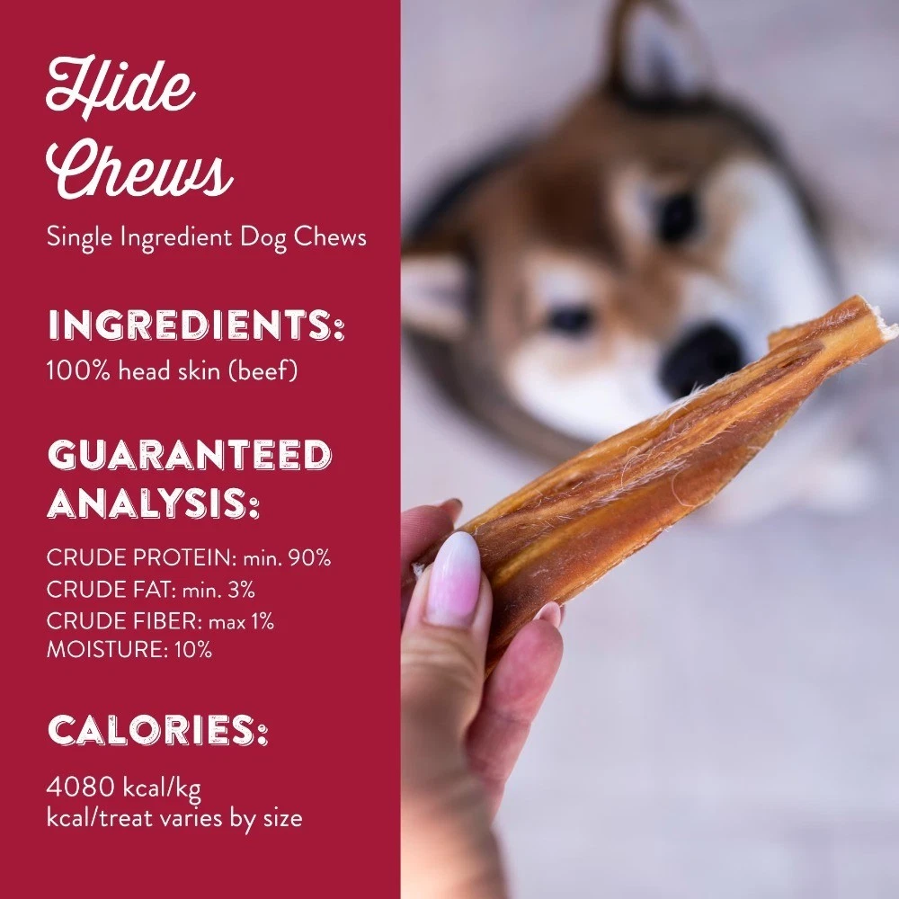 Natural Beef Flavor Chews for Dogs, 8 oz Bag - thumbnail 2
