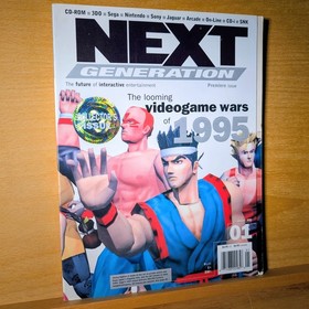 Next Generation Magazine Premiere Issue January 1995 Videogame Wars NO LABEL