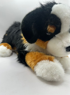 Douglas Cuddle Toy 16  Bernese Mountain Dog Plush #2414 2021 Black Brown Fluffy