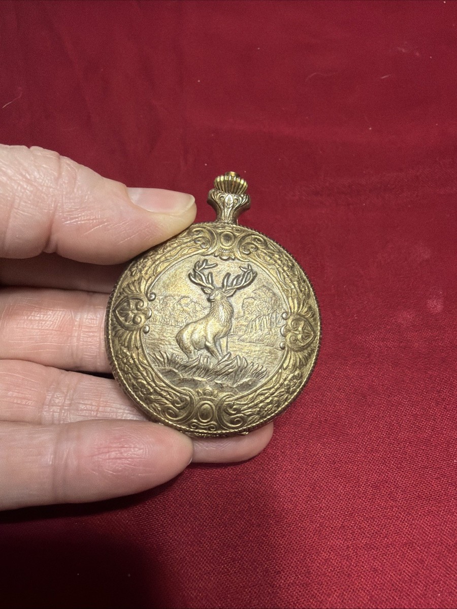 Vintage Aspen Elk Pocket Watch Quartz (Untested) | eBay