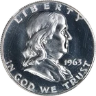 1963 Franklin Half Dollar Proof NGC PF68 Superb Eye Appeal Nice Strike