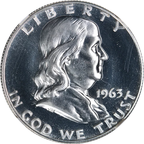 1963 Franklin Half Dollar Proof NGC PF68 Superb Eye Appeal Nice Strike