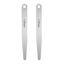 2pcs Metric Thickness Feeler Gauge 0.85mm Single Blade Tapered Feeler Gauge