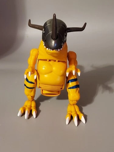 Vintage Bandai 1999 Digimon Digivolving Greymon / MetalGreymon action figure