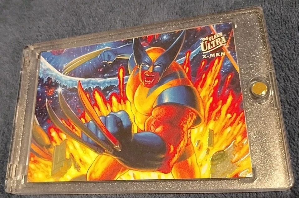 TEAM PORTRAIT 1994 Fleer Ultra X-Men WOLVERINE ! #5 of 9 FLAWLESS (10) 'MINT' - Image 3 of 4