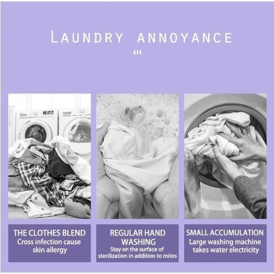 11L Mini Washing Machine Foldable Washing Machine Folding - Image 4 of 4