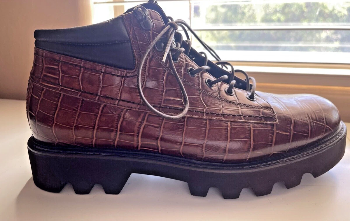 靴 00s EMPORIO ARMANI Leather Boots Emporio Armani Leather Upper Ankle Boots for Men for Sale | Shop