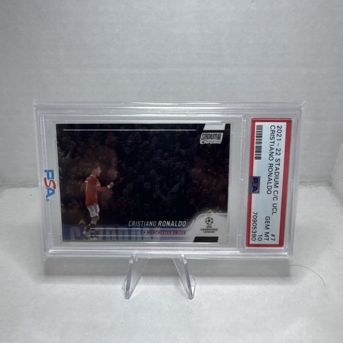 2021-22 TOPPS Stadium C/C UCL Cristiano Ronaldo base PSA 10