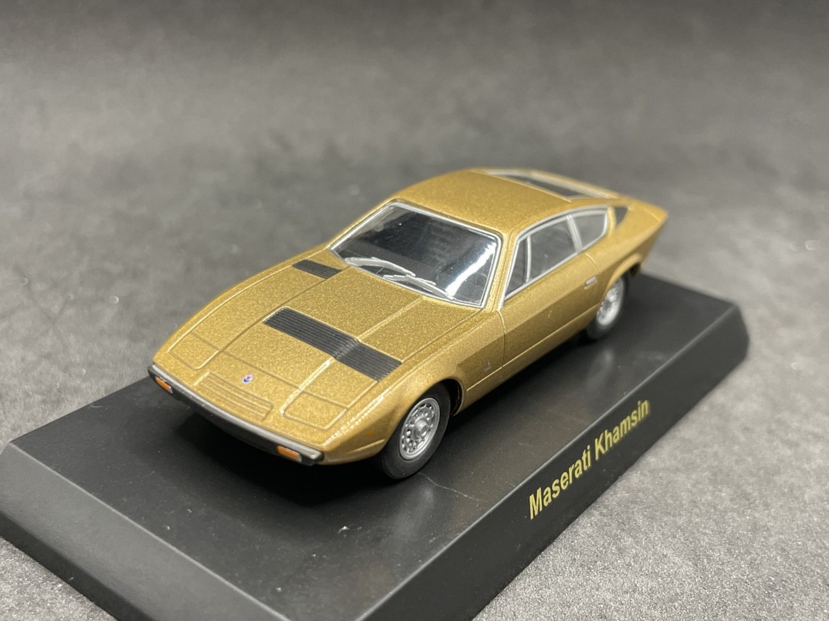 Kyosho 1/64 Maserati collection Khamsin Gold diecast model car