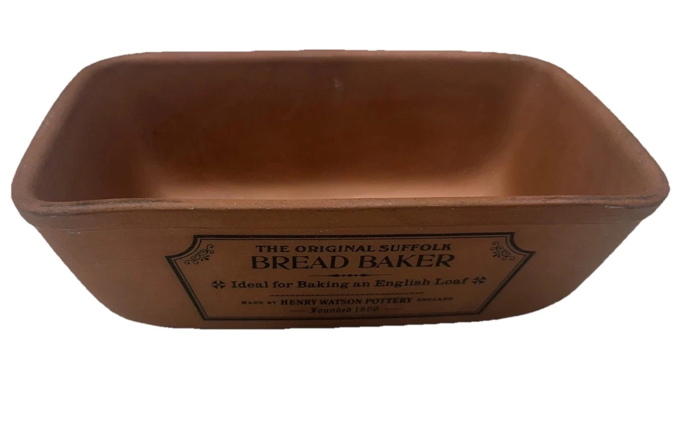 Original Suffolk Bread Baker Henry Watson Pottery England Terracotta clay