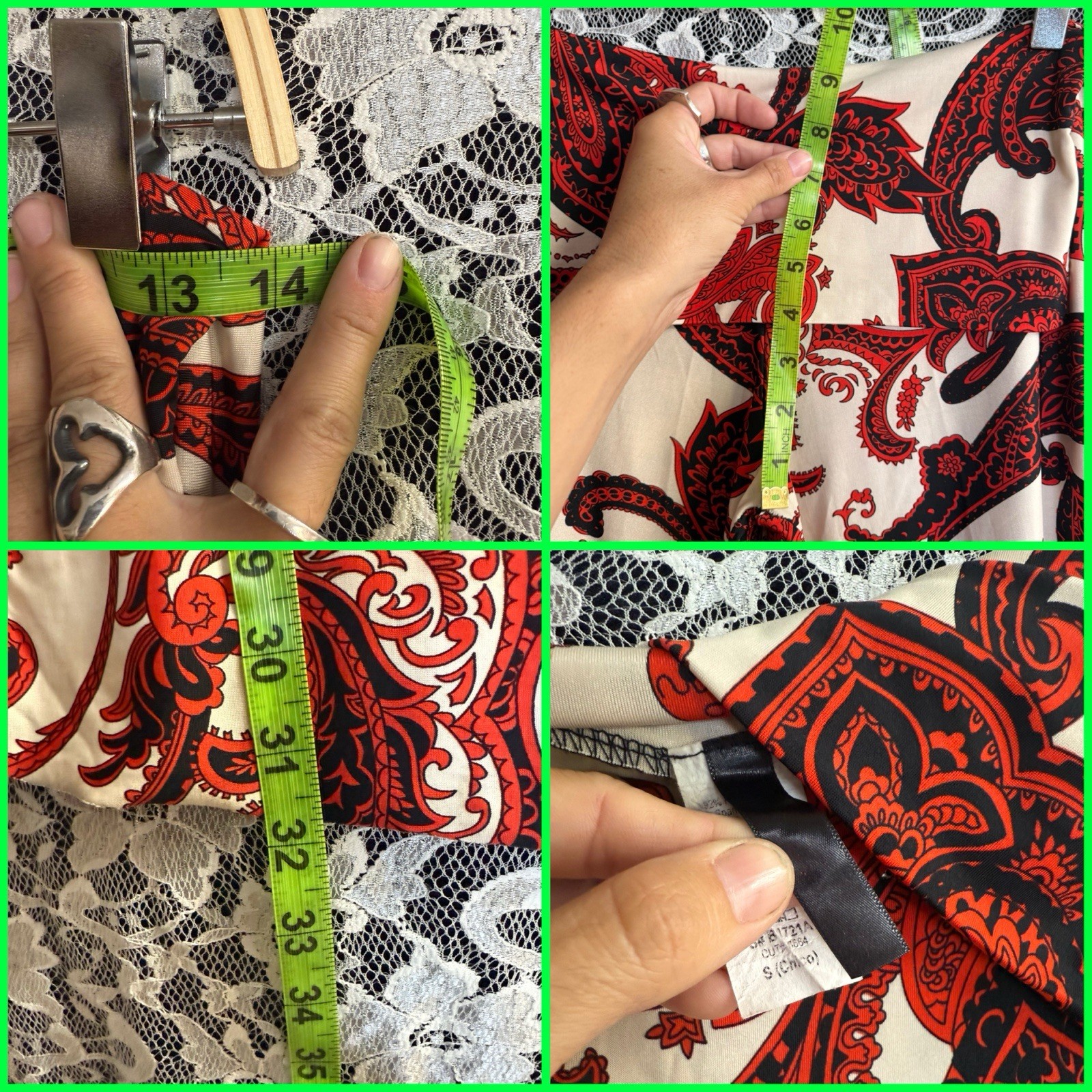 2 pairs same pants different patterns slinky poly… - image 6