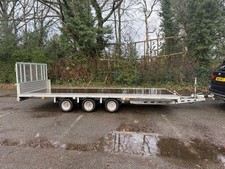 Indespension Tri Axle Trailer U-tilt Flat Multi Purpose Car Van Recovery Plant