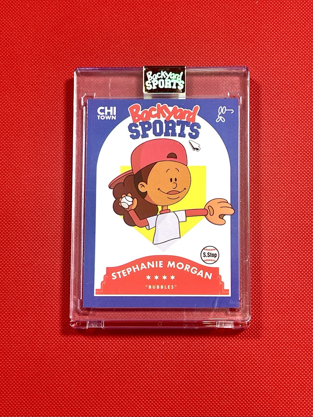 Limited Edition Stephanie Morgan Cubs Con Backyard Baseball Card 2025 Louis Wes