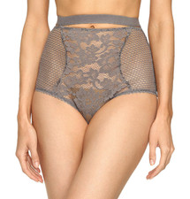 Else L13222 Womens Sage Gray Petunia High Waist Sporty Briefs Size Small