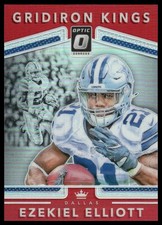 Ezekiel Elliott /99 2017 Donruss Optic #17 Gridiron Kings Red Dallas Cowboys