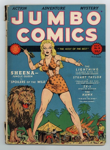 Jumbo Comics #20 GD/VG 3.0 1940