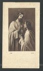 Holy card antique de Jesus santino image pieuses estampa