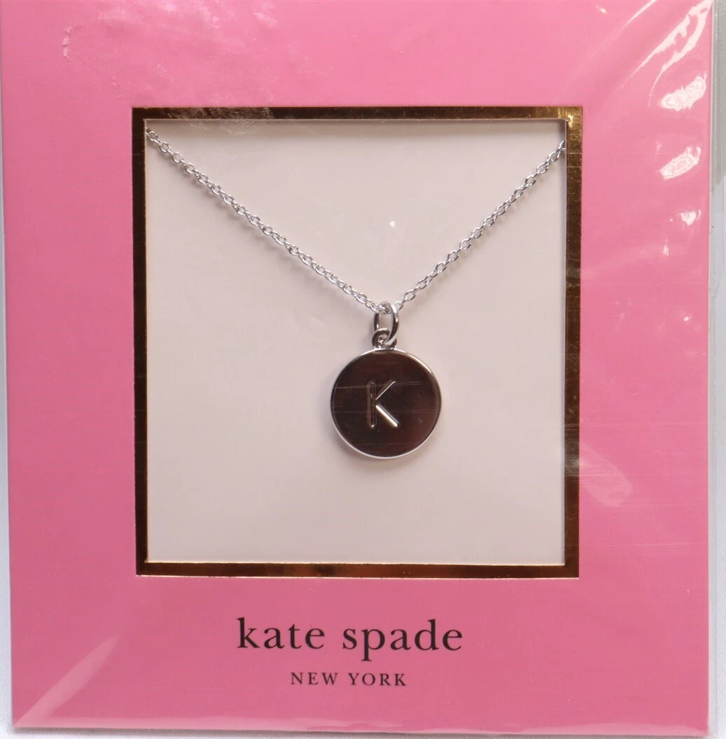 Kate spade initial necklace k Clearance