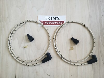 KOHLER -ONAN spark plug wire set / generator engine / Made in USA White Black