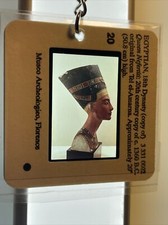 Queen Nefertiti. Egyptian Art 35mm Film Slide KEYCHAIN 628