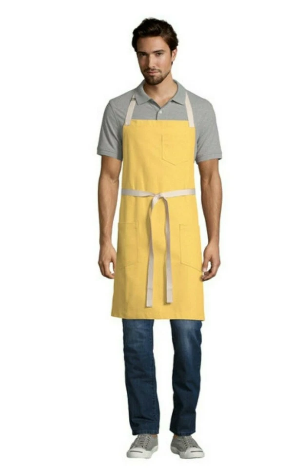 UNCOMMON THREADS 3115-C3W4 Egg Bib Professional Apron (D1) - Image 2 of 4
