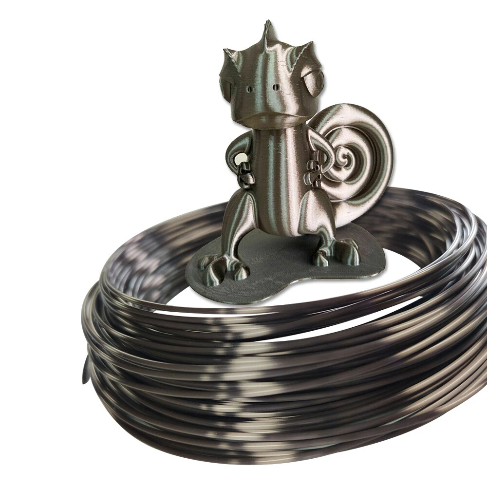 Silk Rose Gold PLA 3D Printer Filament 1.75mm 100g Spool Printing Silky Metallic