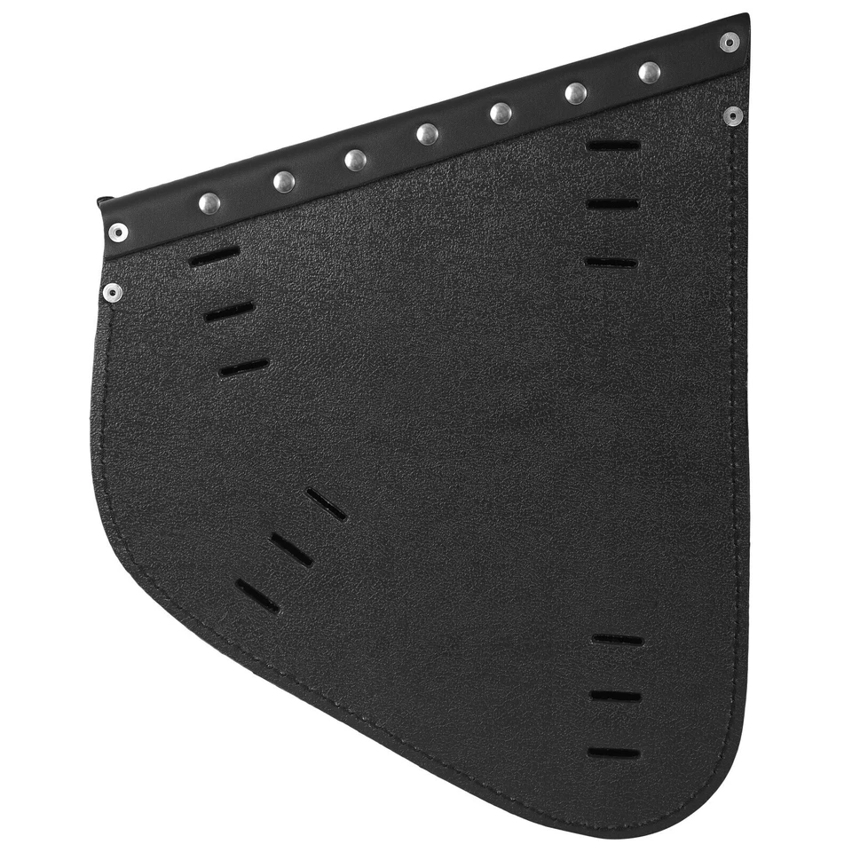 Poche Latérale Fortuna Blanc Sacoche Oscillant Adapté pour Harley Davidson Cuir - Photo 2/4