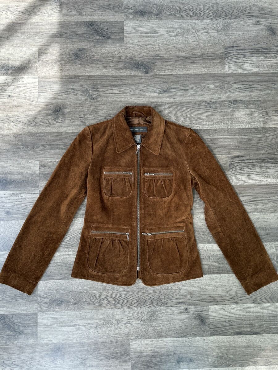 Vintage 90s Banana Republic Camel Brown Suede Leather Jacket Vintage 90s Banana Republic Camel Brown Suede Leather Jacket