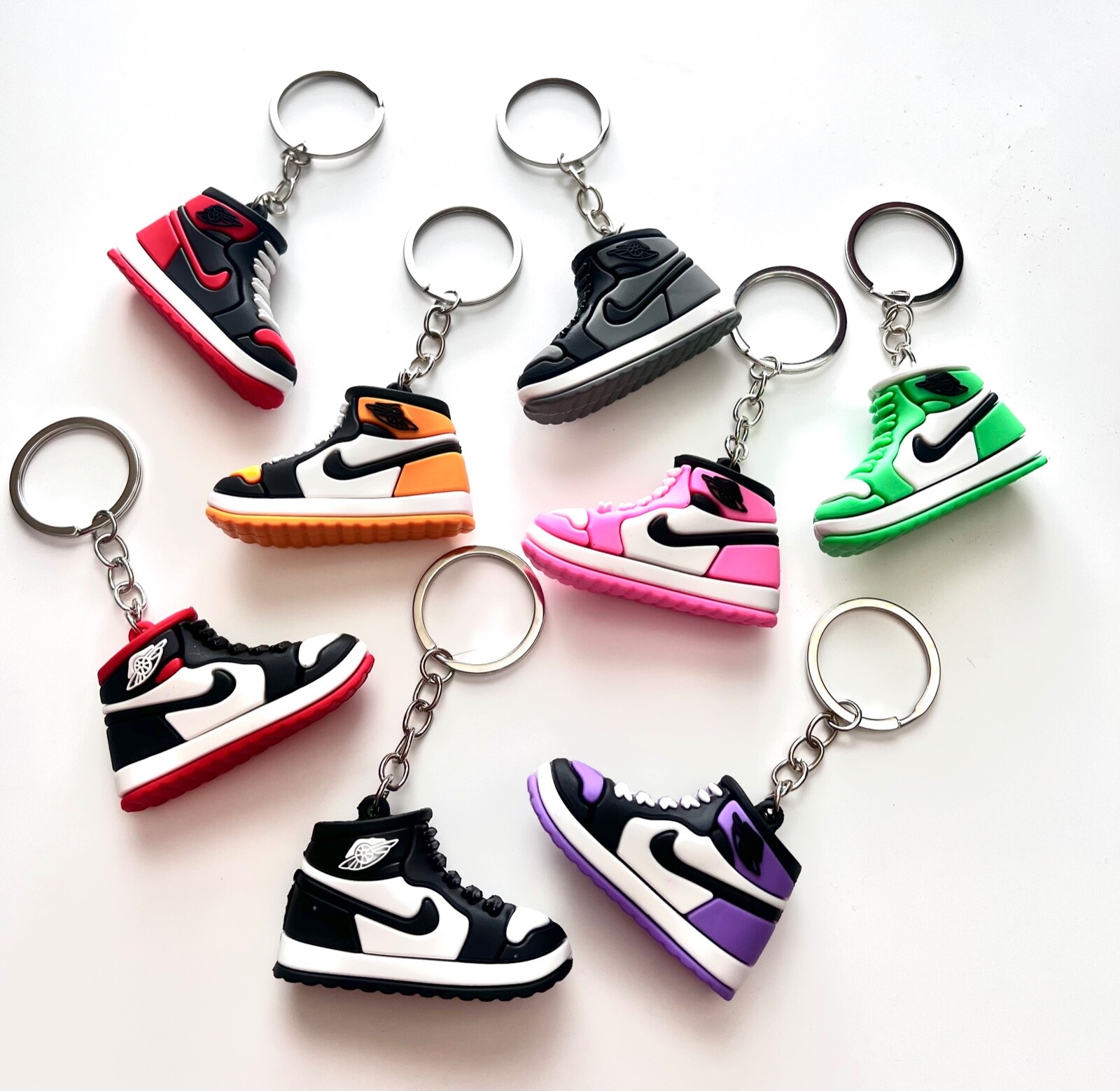 Nike Air Jordan 3D Keychain Mini Shoe Assortment of Colors eBay