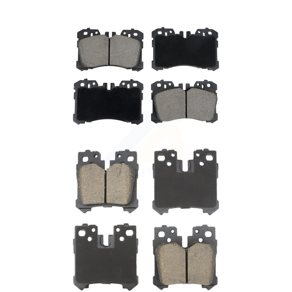 Lexus LS460 LS500 LS600h LS500h Front & Rear Ceramic Brake Pads Kit KCX-100663