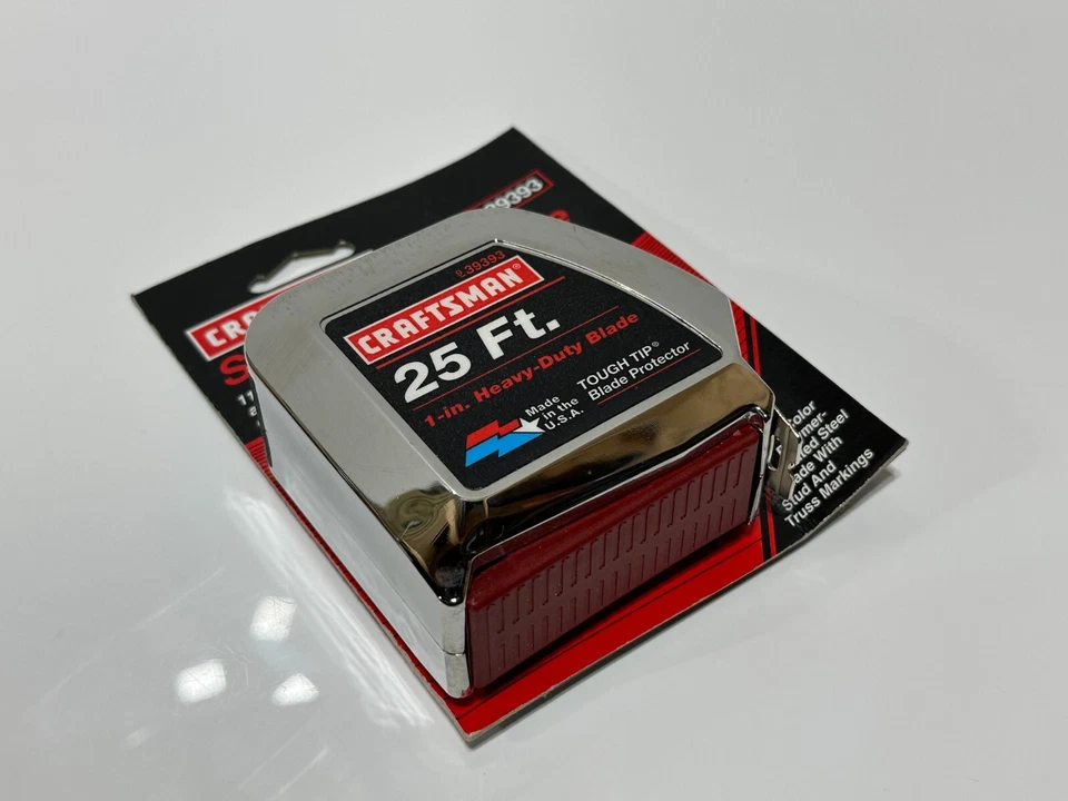 Craftsman Tools USA 39393 (New NOS) 25ft Heavy Duty Self-Locking Tape Measure - Image 4 of 4