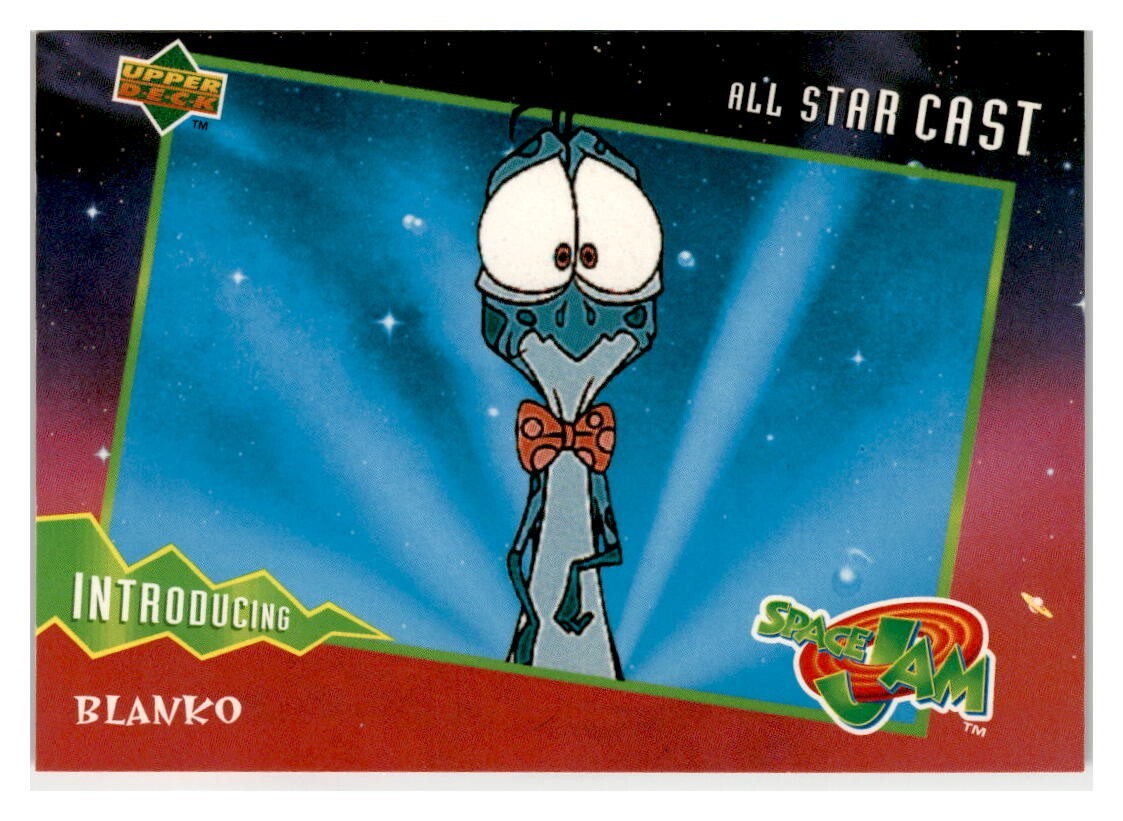1996 Upper Deck Space Jam All-Star Cast Introducing Blanko #28