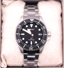 Seiko Prospex SBDJ063 Black Dial Diver Scuba Solar Stainless Watch New in Box