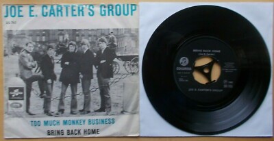Joe E. CARTER`S GROUP Too Much Monkey Business Bring Back Home Columbia DD 765