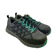 AGGRESSOR Women's Steel Toe Steel Plate Safety Work Shoes 1501 Grey/Black 8M