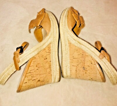 PRADAバレーシューズ『サリーちゃん』 Prada Sport Brown Leather Bow Detail Slingback Wedge