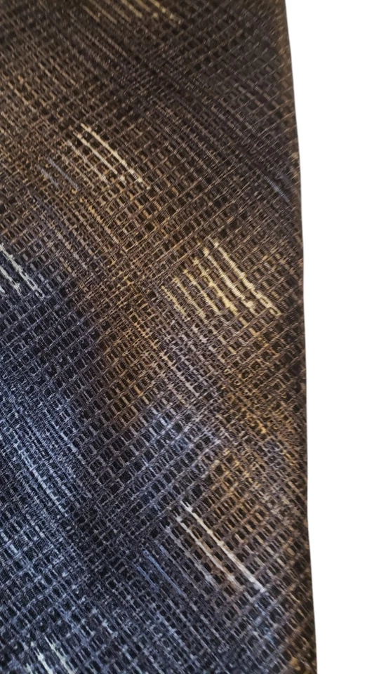 ZYLOS George Machado Corbata Cuello Hombres Gris Negro Estampado Geométrico Traje de Negocios Trabajo Foto 2 de 4