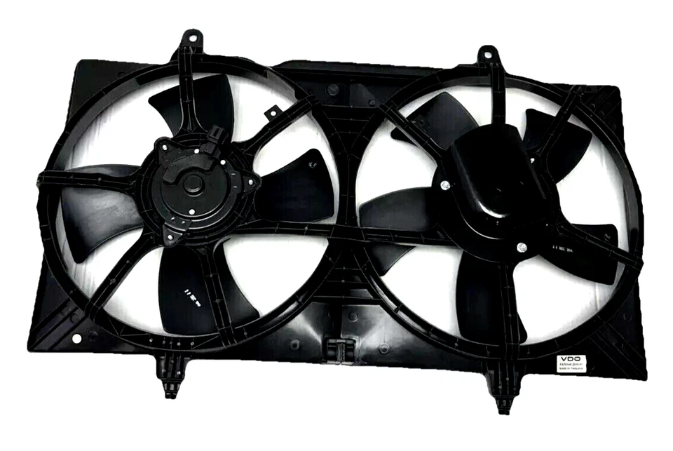 Conjunto de ventilador de radiador y condensador doble FA70149 para Nissan Altima 2002-2006 Foto 2 de 4
