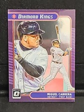 Miguel Cabrera DIAMOND KINGS PINK PRIZM SP 2021 Panini Donruss Optic #10 Tigers