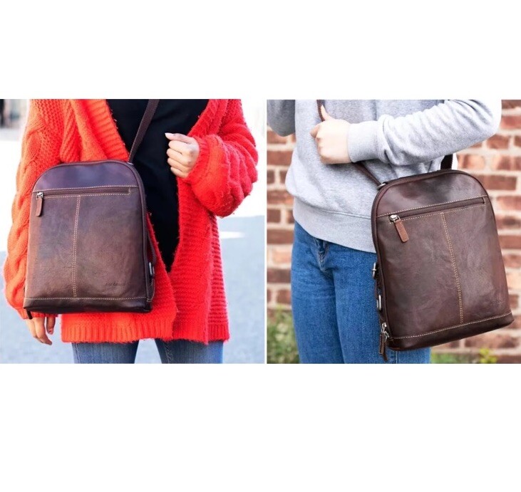 Jack Georges Voyager Convertible Backpack / Crossbody Brown  display picture 2