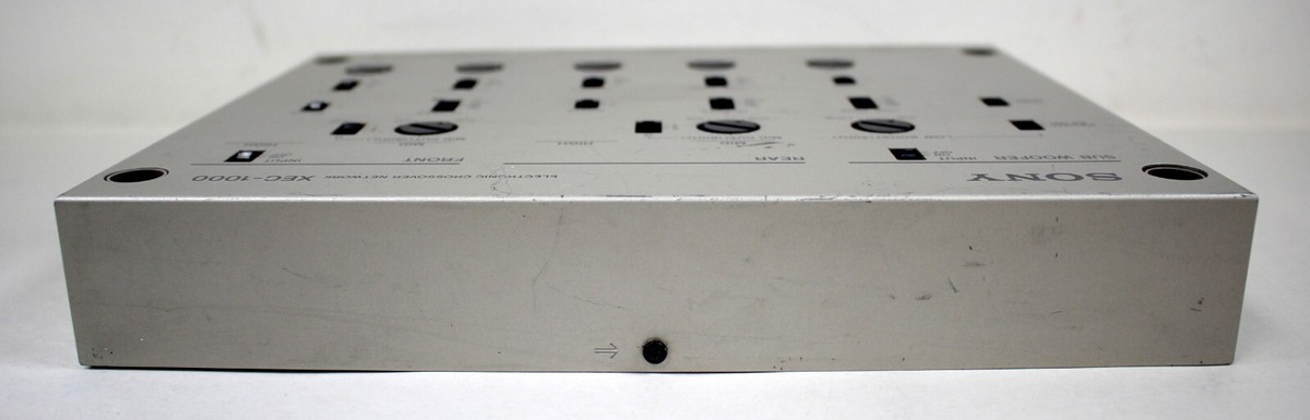 【ジャンク】希少 SONY XEC-1000 クロスオーバーネットワーク Sony XEC-1000 Electronic Crossover Network - Vintage - Made in