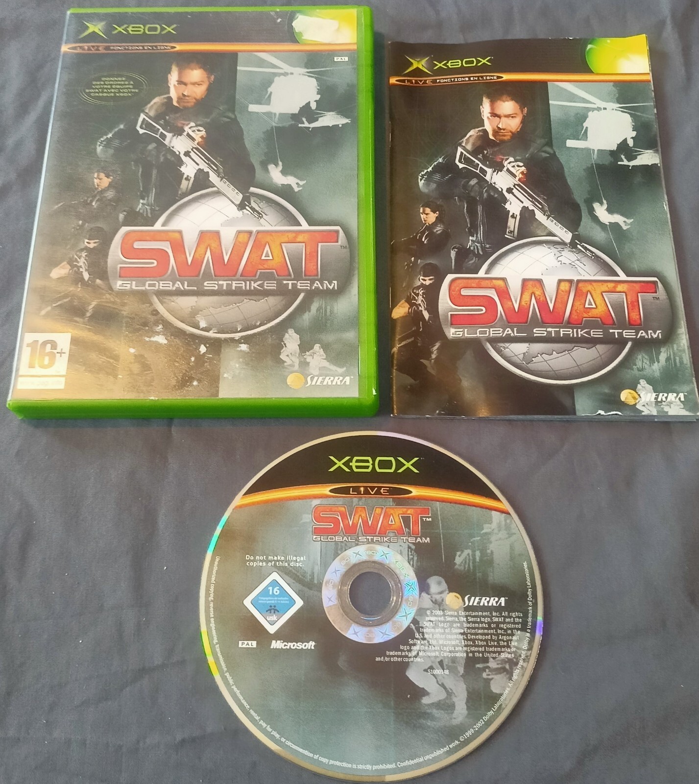 (XBOX02) XBOX SWAT Global Strike Team PAL FR COMPLET