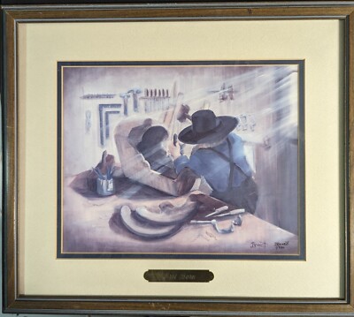 Linda Bennett-First Born-Print Illustrating The Amish Town Of Plainfield. 1/930