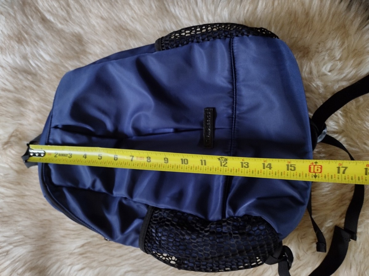 Fabletics The Radius Backpack Blue Workout Gym Lightweight 