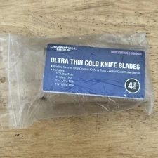 Cornwell Tools 4 Pack Ultra Thin Cold Knife BLADES ONLY MNTWSK102002 NEW READ!