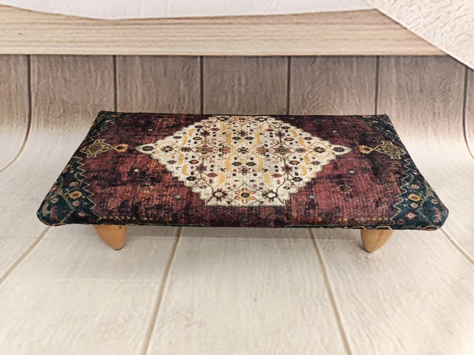 Recliner stool Ottoman for chairs Pantry stool Bed step stool Bedroom furniture - Image 2 of 4