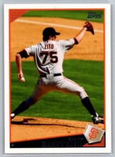 💎2009 Topps Baseball #394 Barry Zito - San Francisco Giants💎