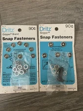 Vintage Dritz Prym 10 Snap Fasteners Unopened-NEW! #15 #16